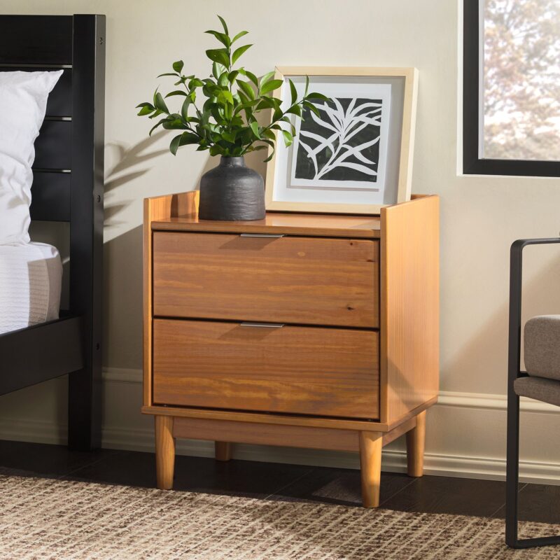 Lee Mid-Century Modern Wood Nightstand - Image 18