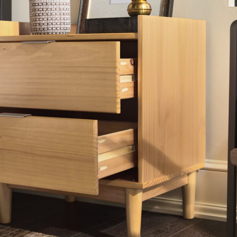 Lee Mid-Century Modern Wood Nightstand - Image 21