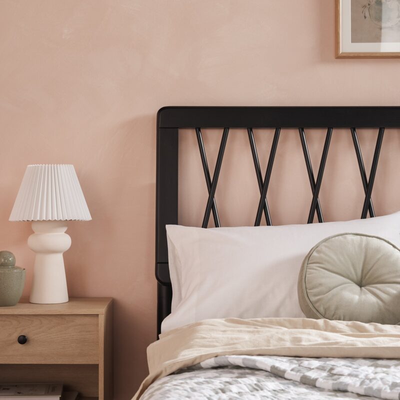 Cama X Spindle Mid-Century Modern Solid Wood Bed - Image 13